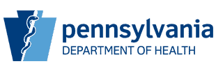 Pennsylvania Department of Health logo.