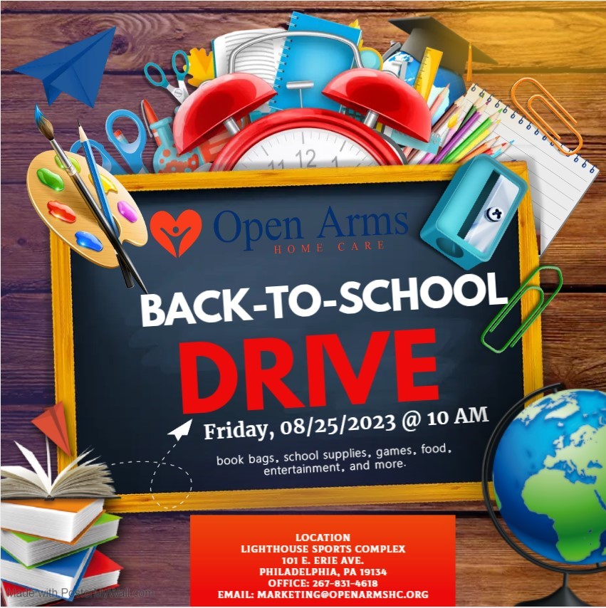 Open Arms Back to School Event